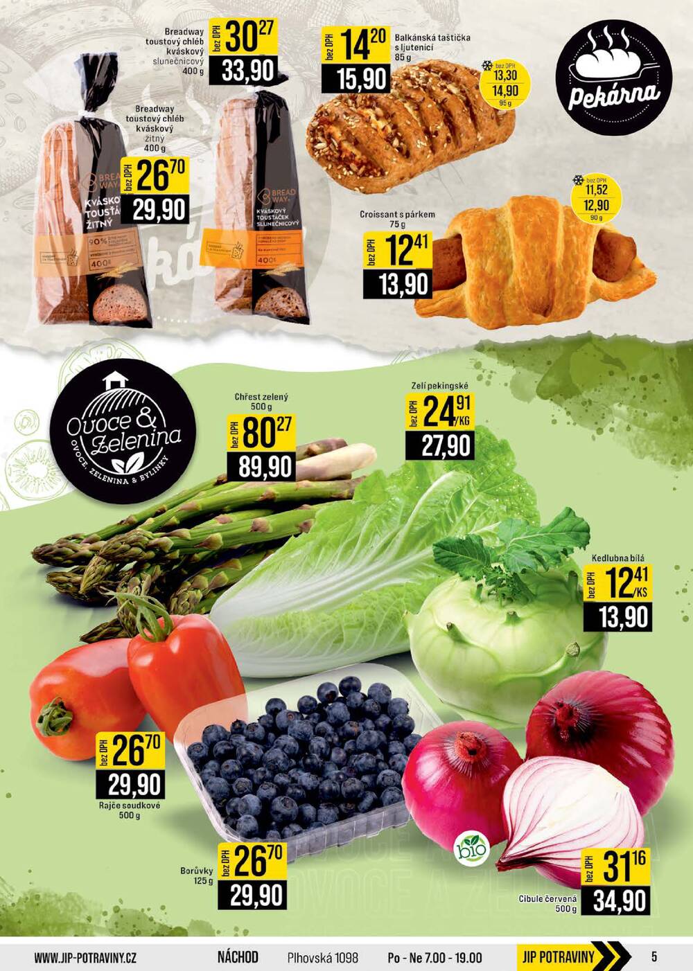 JIP Cash & Carry České Budějovice, Most, Náchod, Polička, Sušice a Svoboda nad Úpou od 20.5. do 26.5.2026