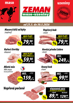 ZEMAN maso-uzeniny : 2 letáky