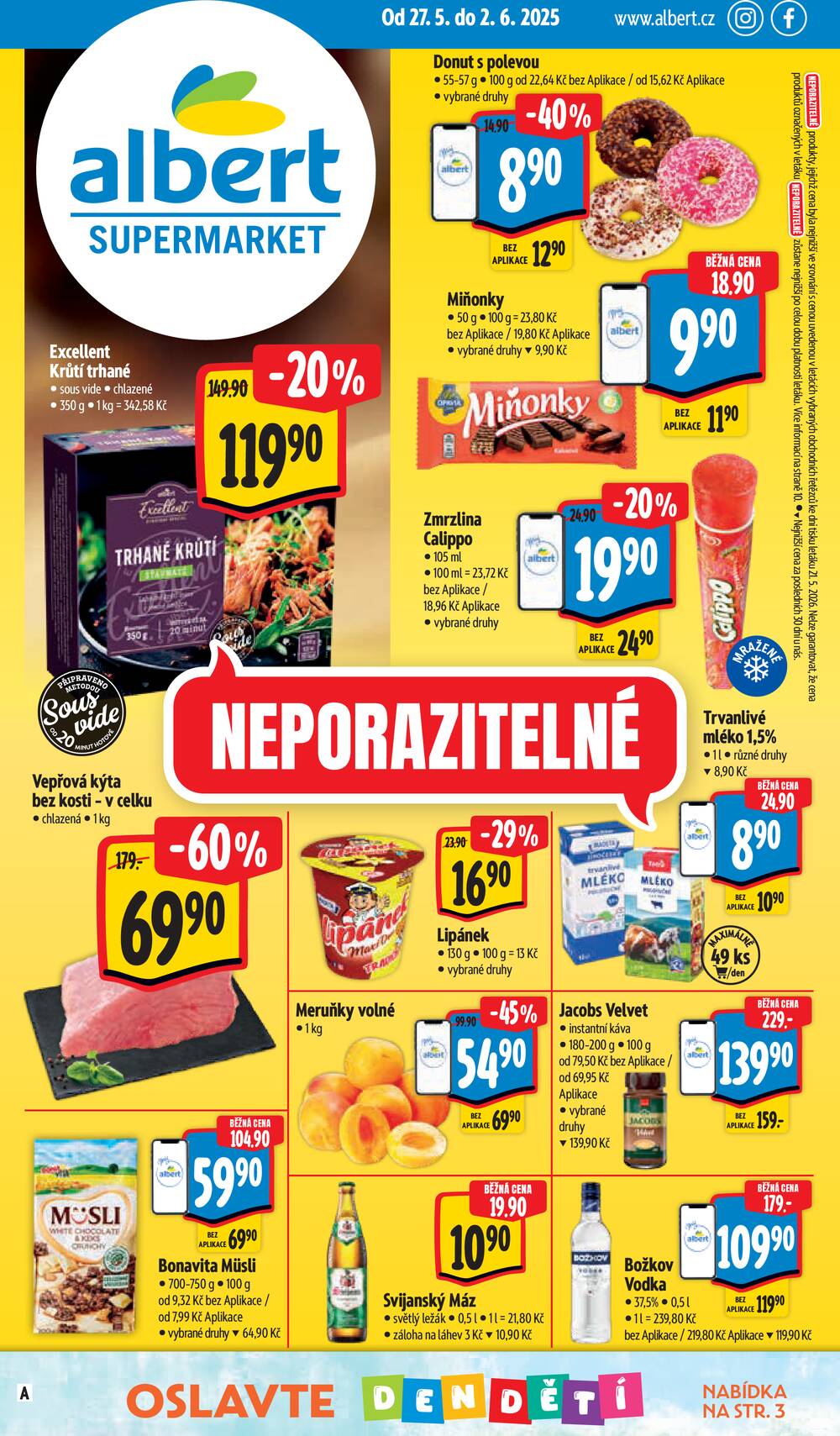 Leták Albert - Albert Supermarket od 27.5. do 2.6.2026 - strana 1