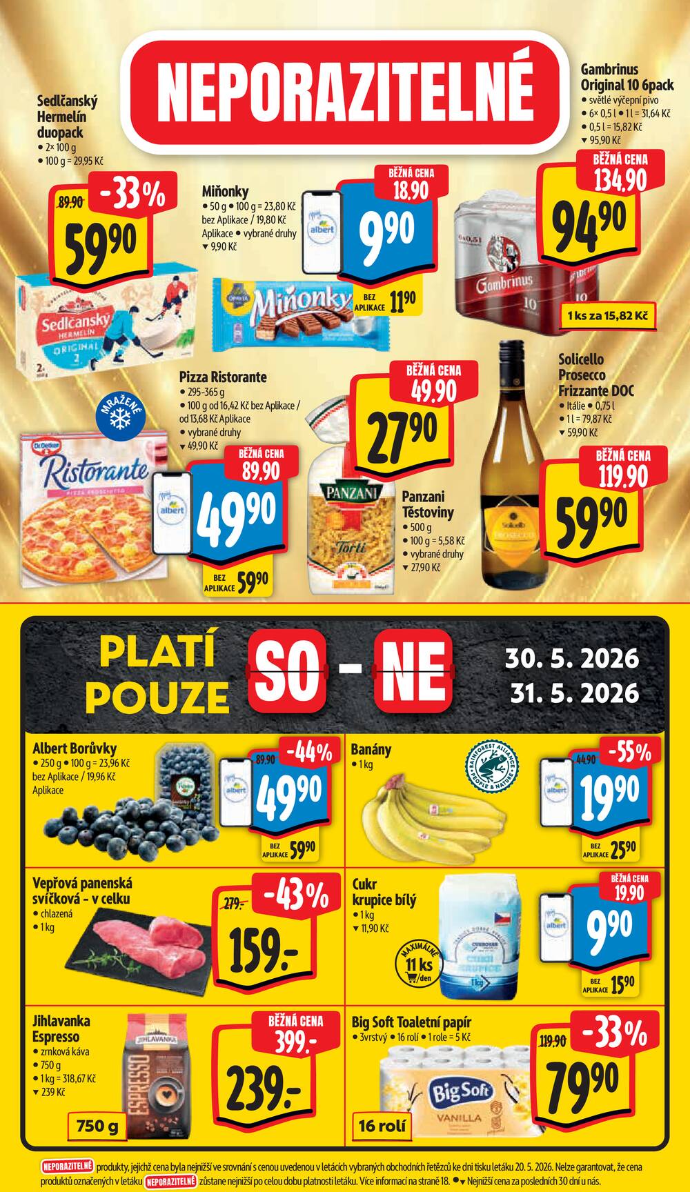 Albert Hypermarket Jihomoravský od 27.5. do 2.6.2026