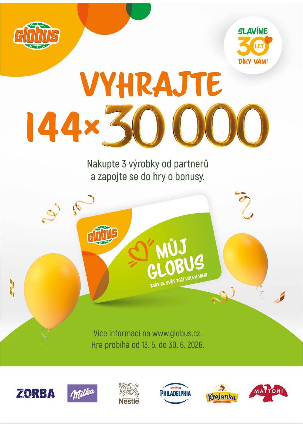Leták Globus - Akční leták Globus 27.5. - 2.6.2026 - Globus Pardubice - strana 1