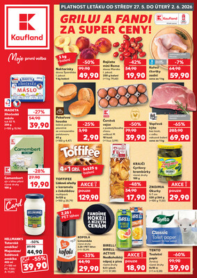 Leták Kaufland 27.5. - 2.6. - Kaufland - Chrudim