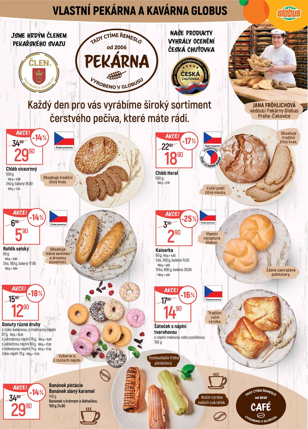 Akční leták Globus 3.6. - 9.6.2026 - Globus Praha - Čakovice