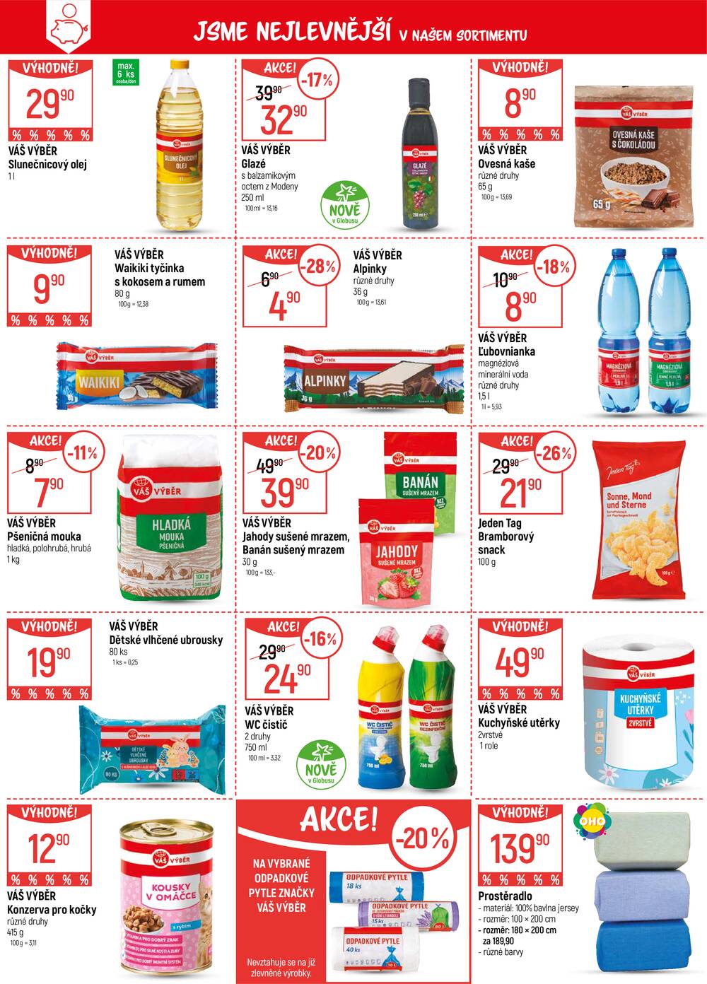Akční leták Globus 3.6. - 9.6.2026 - Globus Chomutov