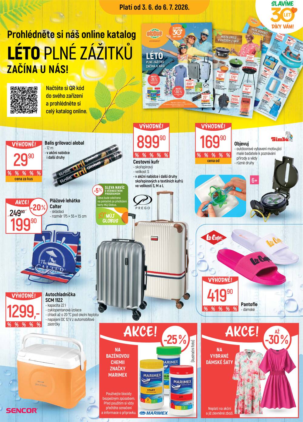 Akční leták Globus 3.6. - 9.6.2026 - Globus Chomutov