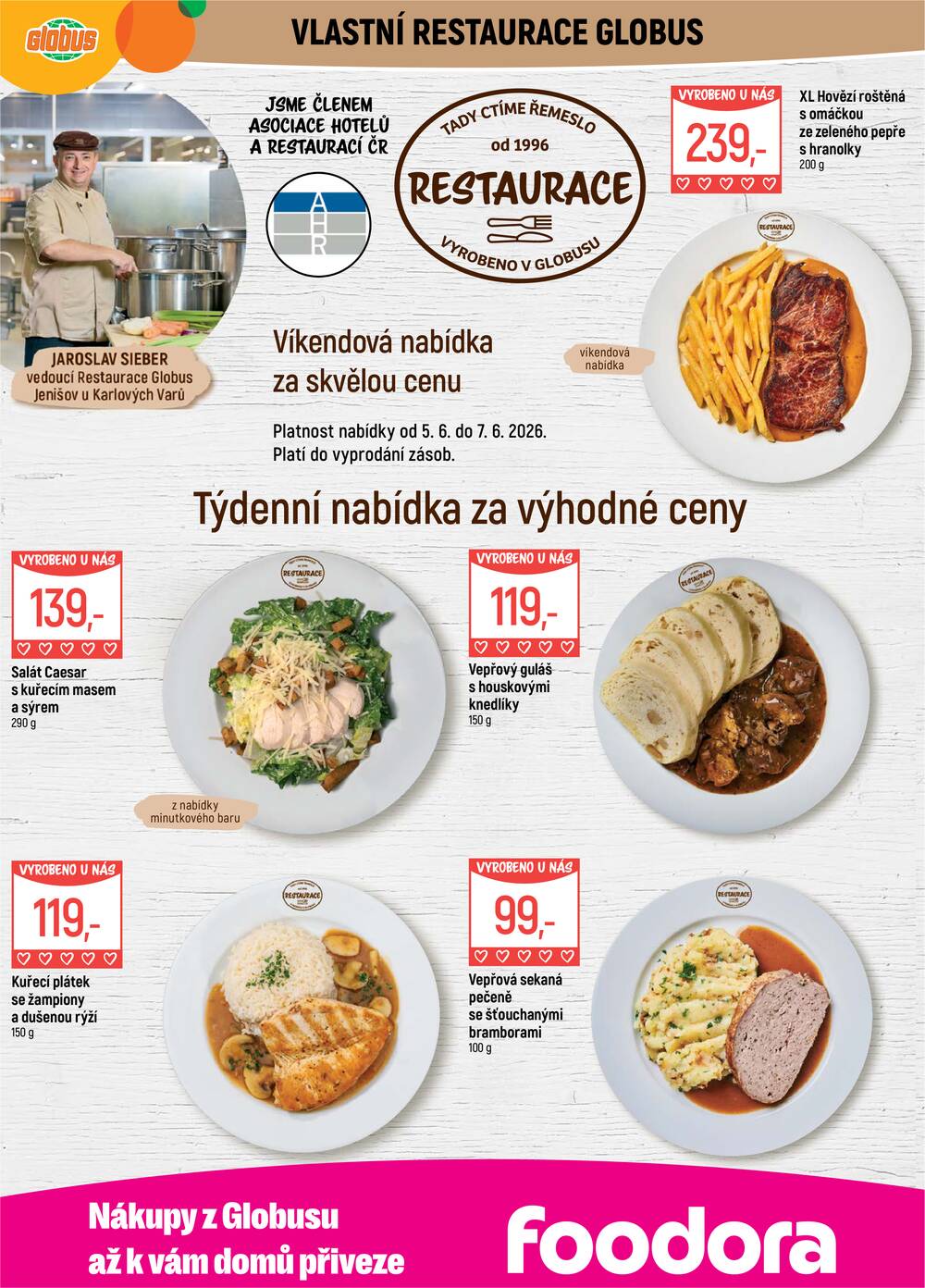 Leták Globus - Akční leták Globus 3.6. - 9.6.2026 - Globus Jenišov u Karlových Varů - strana 7