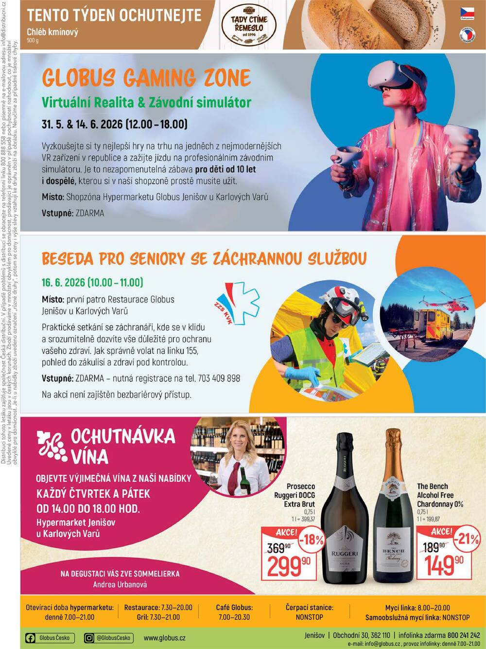 Leták Globus - Akční leták Globus 3.6. - 9.6.2026 - Globus Jenišov u Karlových Varů - strana 41