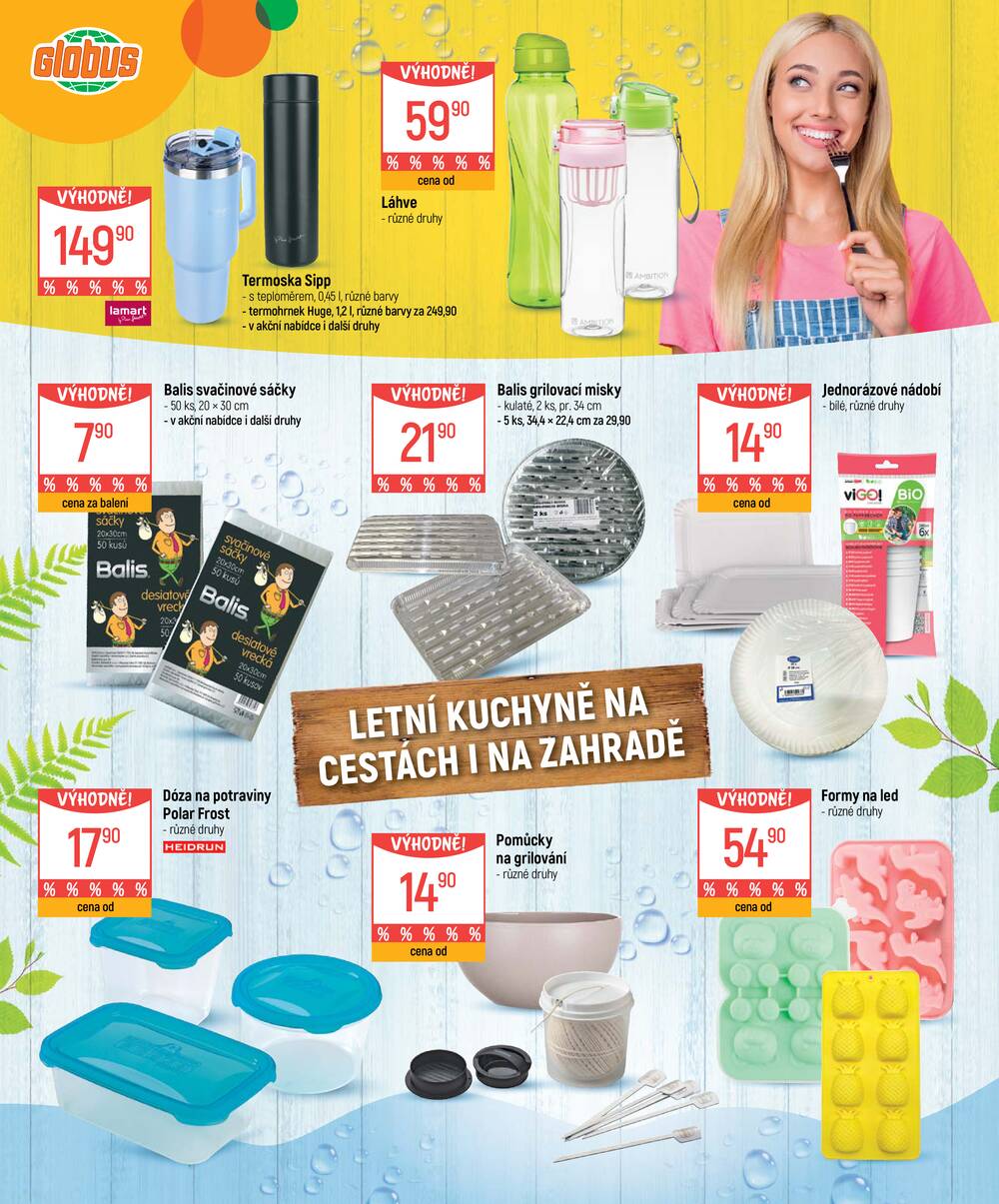 Akční leták Globus 3.6. - 6.7.2026 - Globus Brno Ivanovice