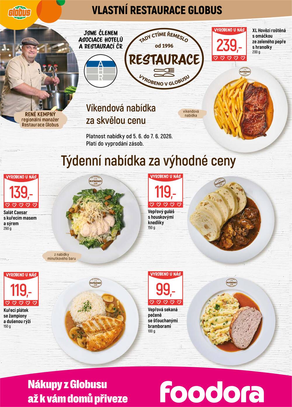 Akční leták Globus 3.6. - 9.6.2026 - Globus Brno Ivanovice