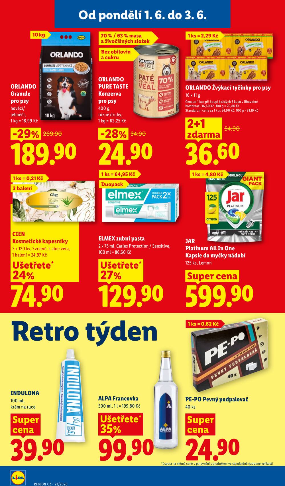 Lidl od 1.6. do 3.6.2026