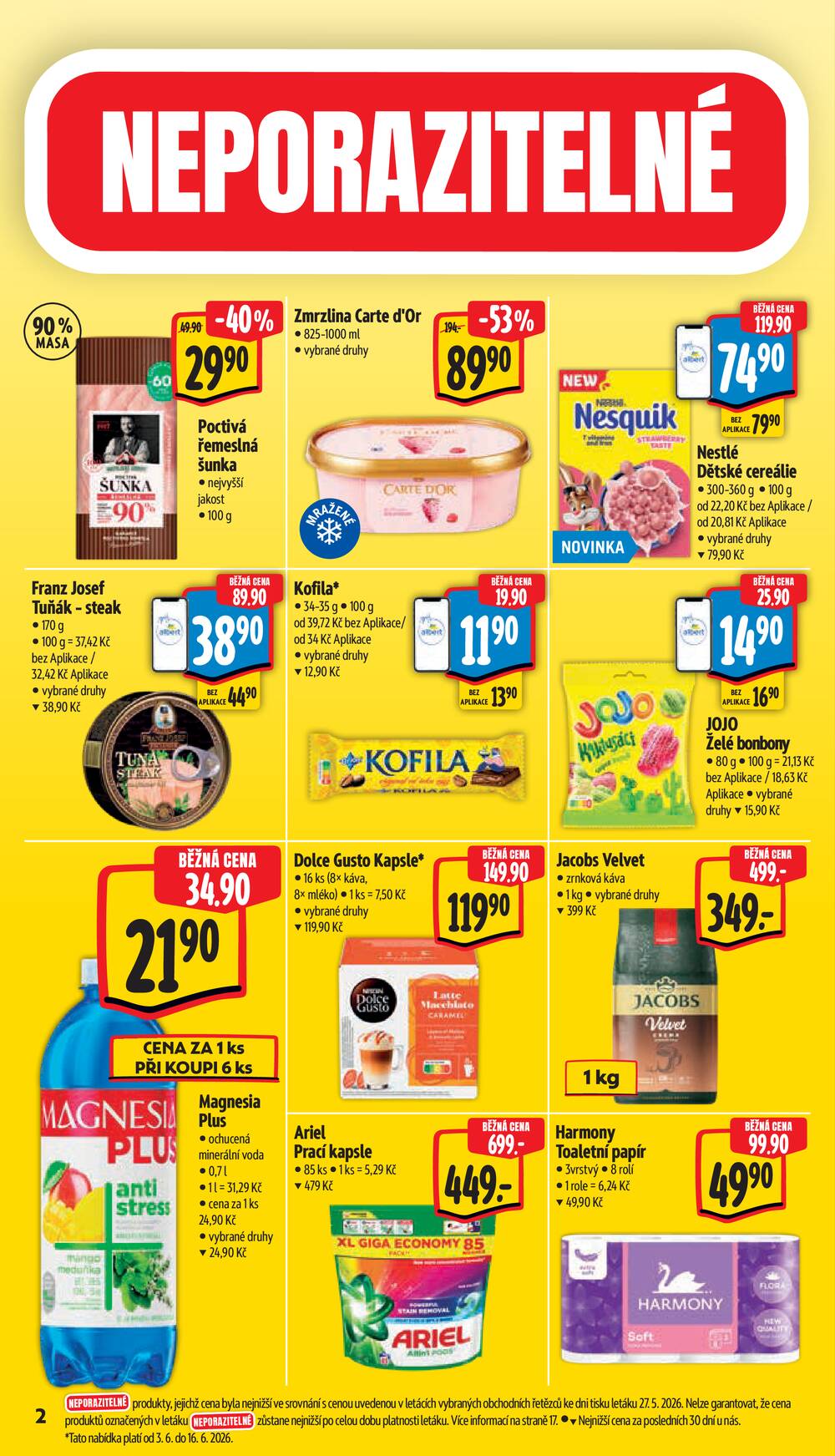 Albert  Hypermarket od 3.6. do 9.6.2026