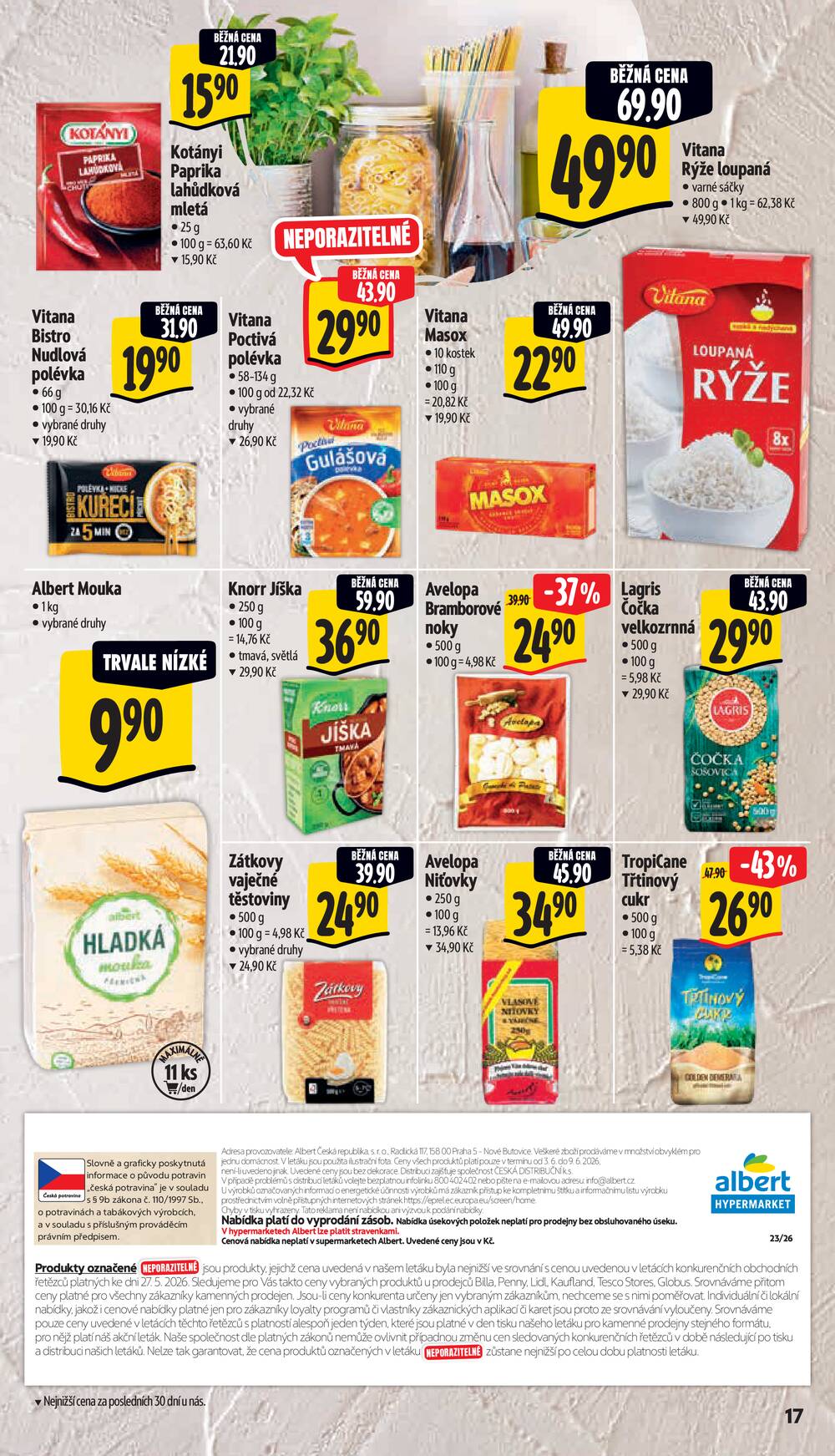 Albert  Hypermarket od 3.6. do 9.6.2026