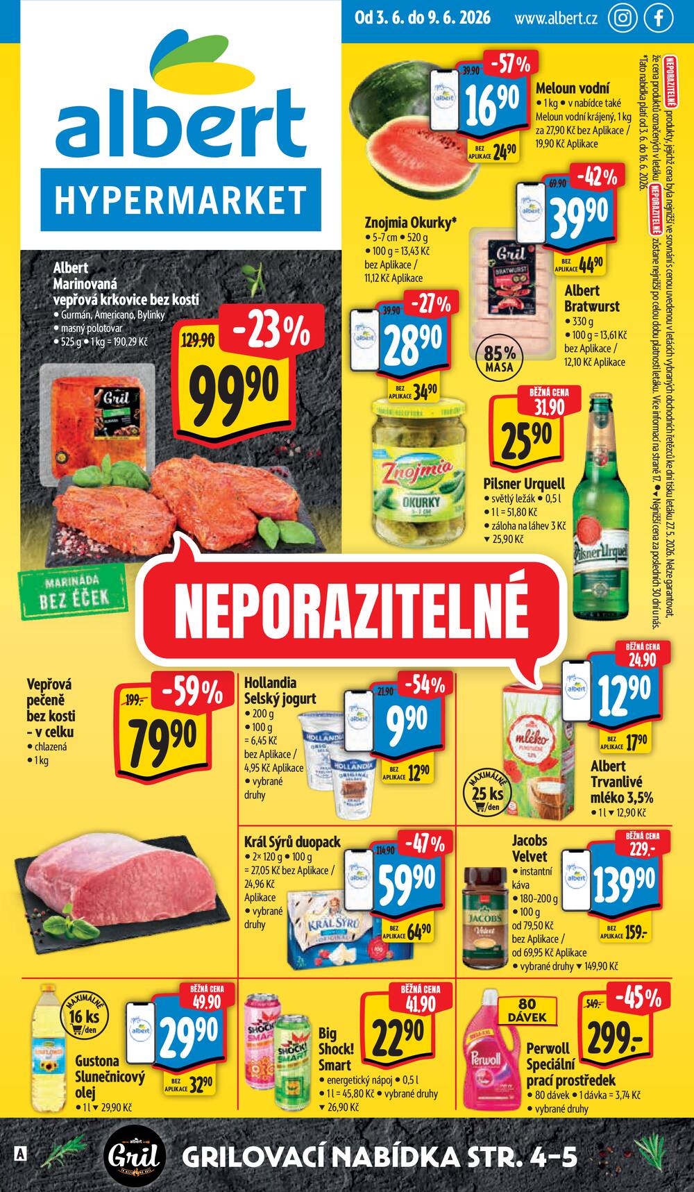 Albert  Hypermarket Jihomoravský od 3.6. do 9.6.2026