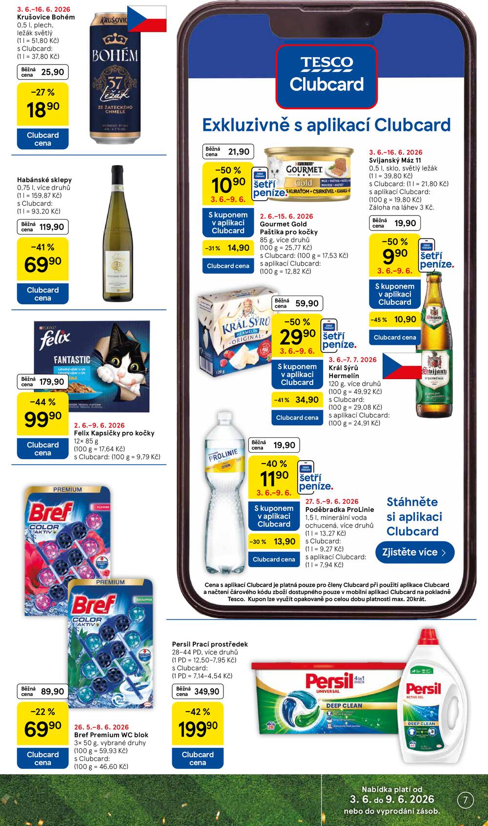 Tesco supermarkety od 3.6. do 9.6.2026