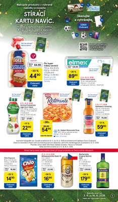 Tesco supermarkety od 3.6. do 9.6.2026