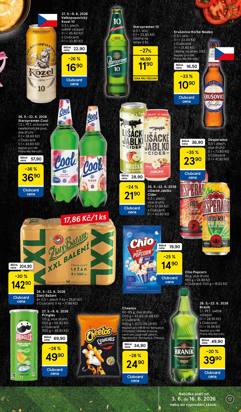 Tesco malé hypermarkety od 3.6. do 9.6.2026