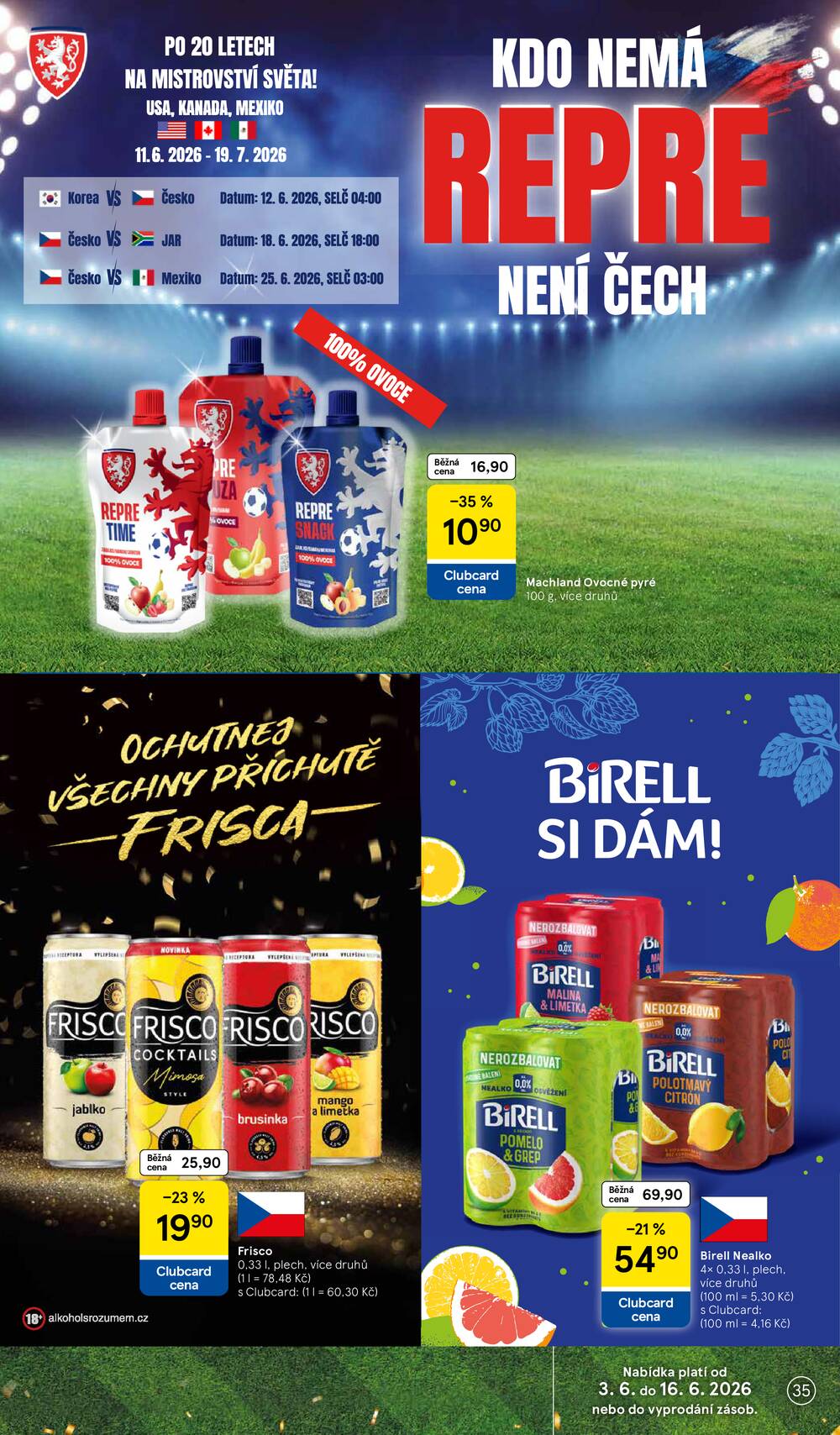 Tesco malé hypermarkety od 3.6. do 9.6.2026