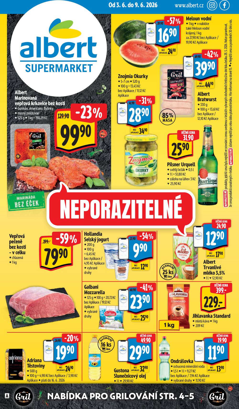 Albert Supermarket Jihomoravský od 3.6. do 9.6.2026