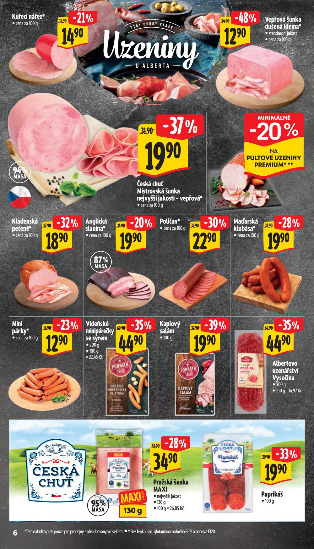 Albert Supermarket Jihomoravský od 3.6. do 9.6.2026