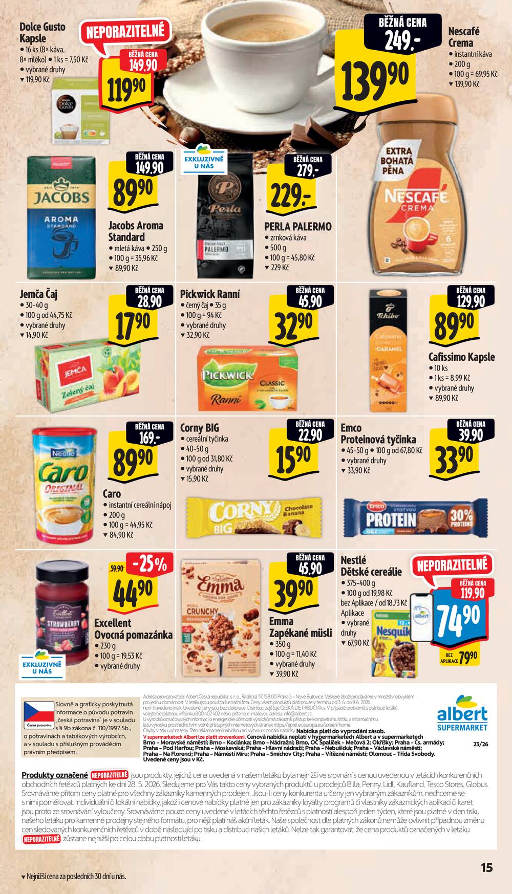 Albert Supermarket Jihomoravský od 3.6. do 9.6.2026