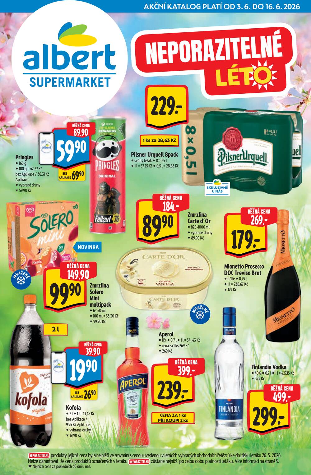 Leták Albert - Albert Supermarket katalog Léto od 3.6. do 16.6.2026 - strana 1
