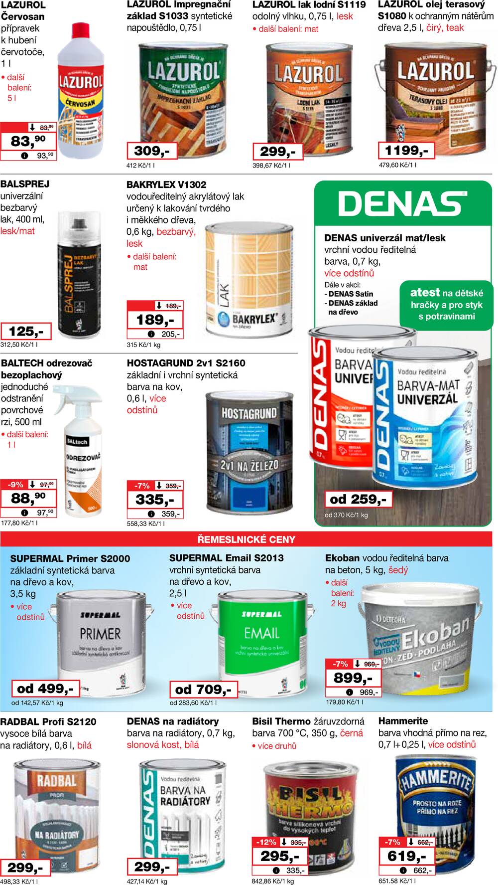 Leták Barvy a laky drogerie - Barvy a laky drogerie od 30.5. do 19.6.2026 - strana 6 Leták Barvy a laky drogerie - Barvy a laky drogerie od 30.5. do 19.6.2026 - strana 6