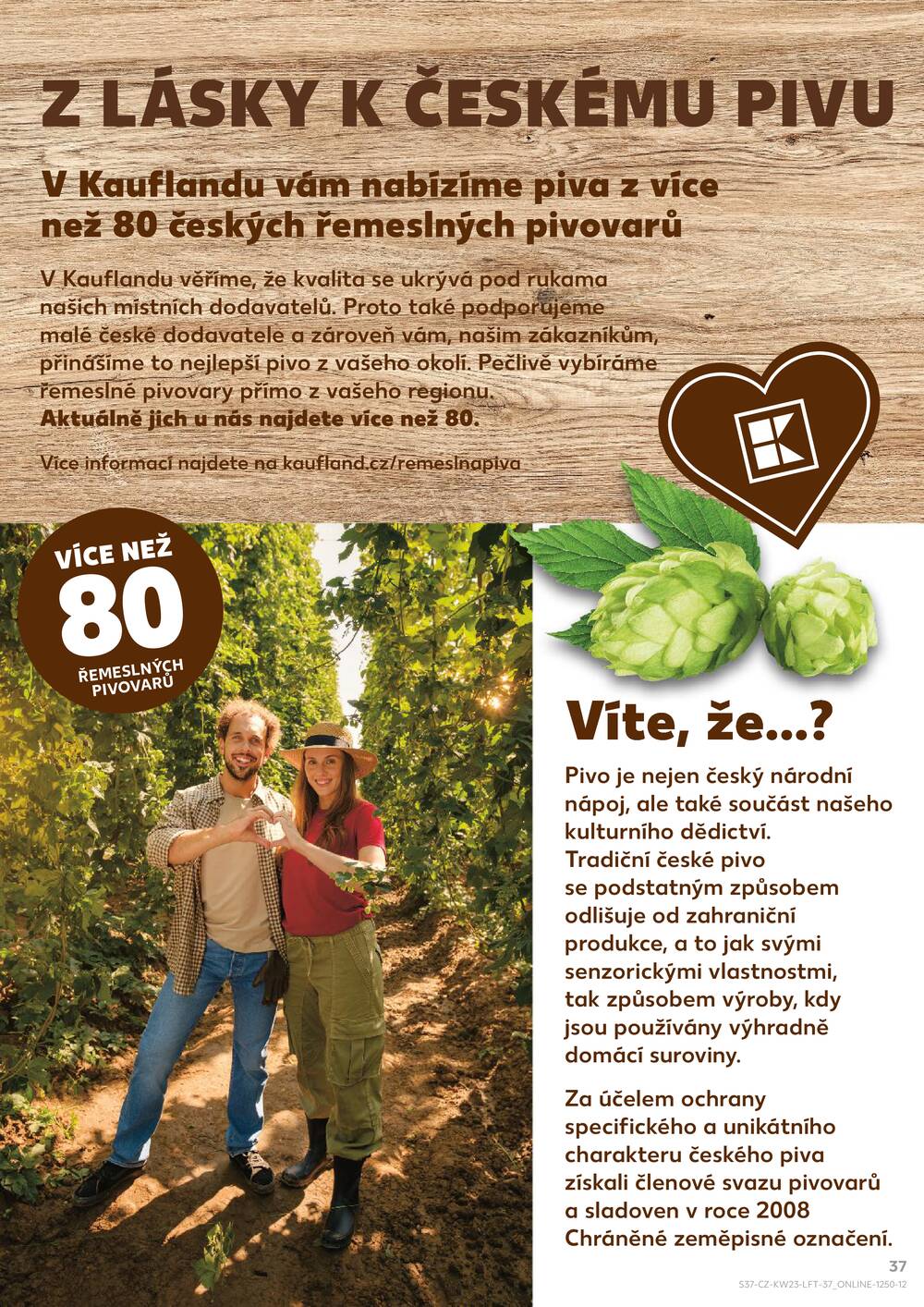 Leták Kaufland - Kaufland 3.6. - 9.6. - Kaufland - Praha - Horní Měcholupy - strana 37