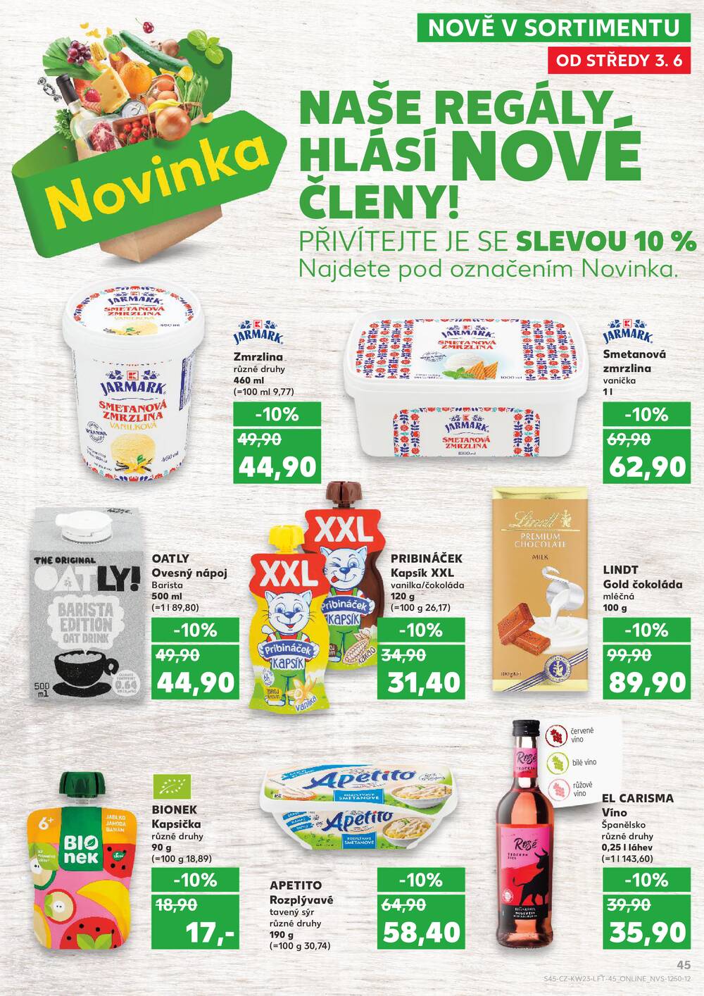 Leták Kaufland - Kaufland 3.6. - 9.6. - Kaufland - Praha - Horní Měcholupy - strana 45
