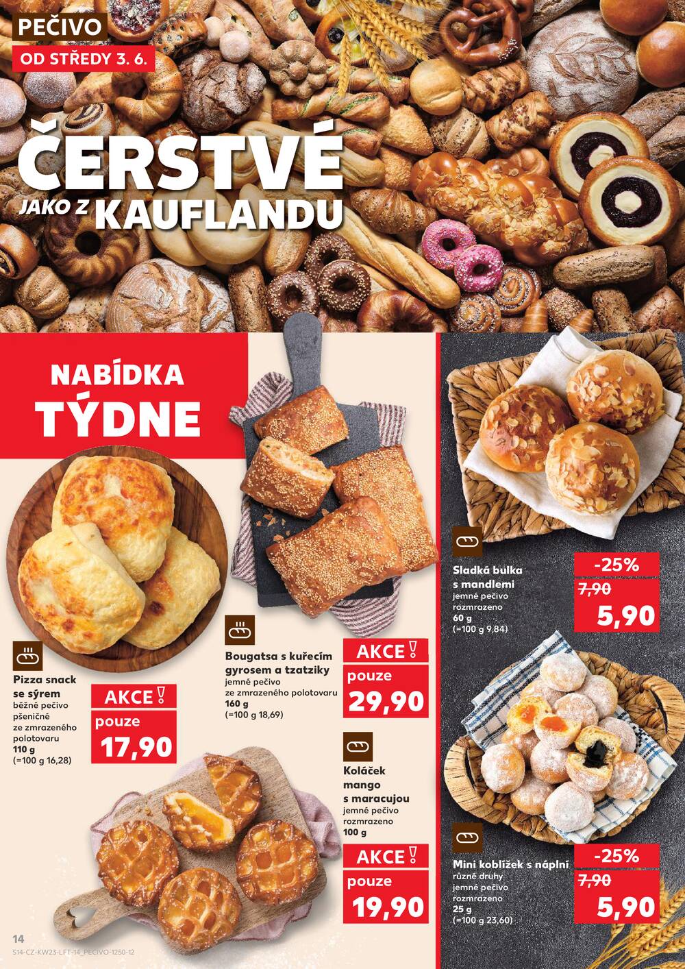 Leták Kaufland - Kaufland 3.6. - 9.6. - Kaufland - Praha 3 (Jarov) - strana 14