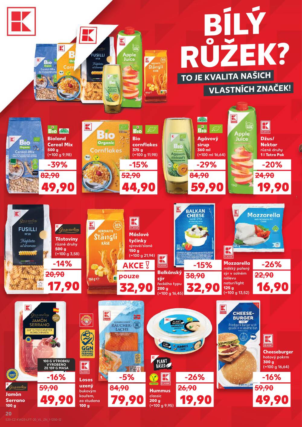 Leták Kaufland - Kaufland 3.6. - 9.6. - Kaufland - Praha 3 (Jarov) - strana 20