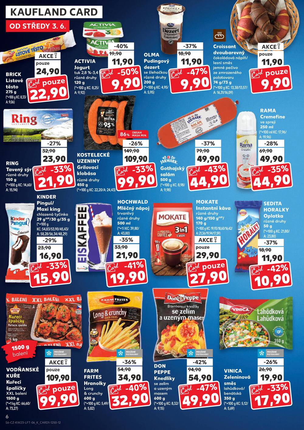Leták Kaufland - Kaufland 3.6. - 9.6. - Kaufland - Praha 5 (Stodůlky) - strana 6