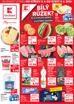 Leták Kaufland 3.6. - 9.6. - Kaufland - Kolín