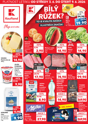 Leták Kaufland 3.6. - 9.6. - Kaufland - Plzeň - Košutka