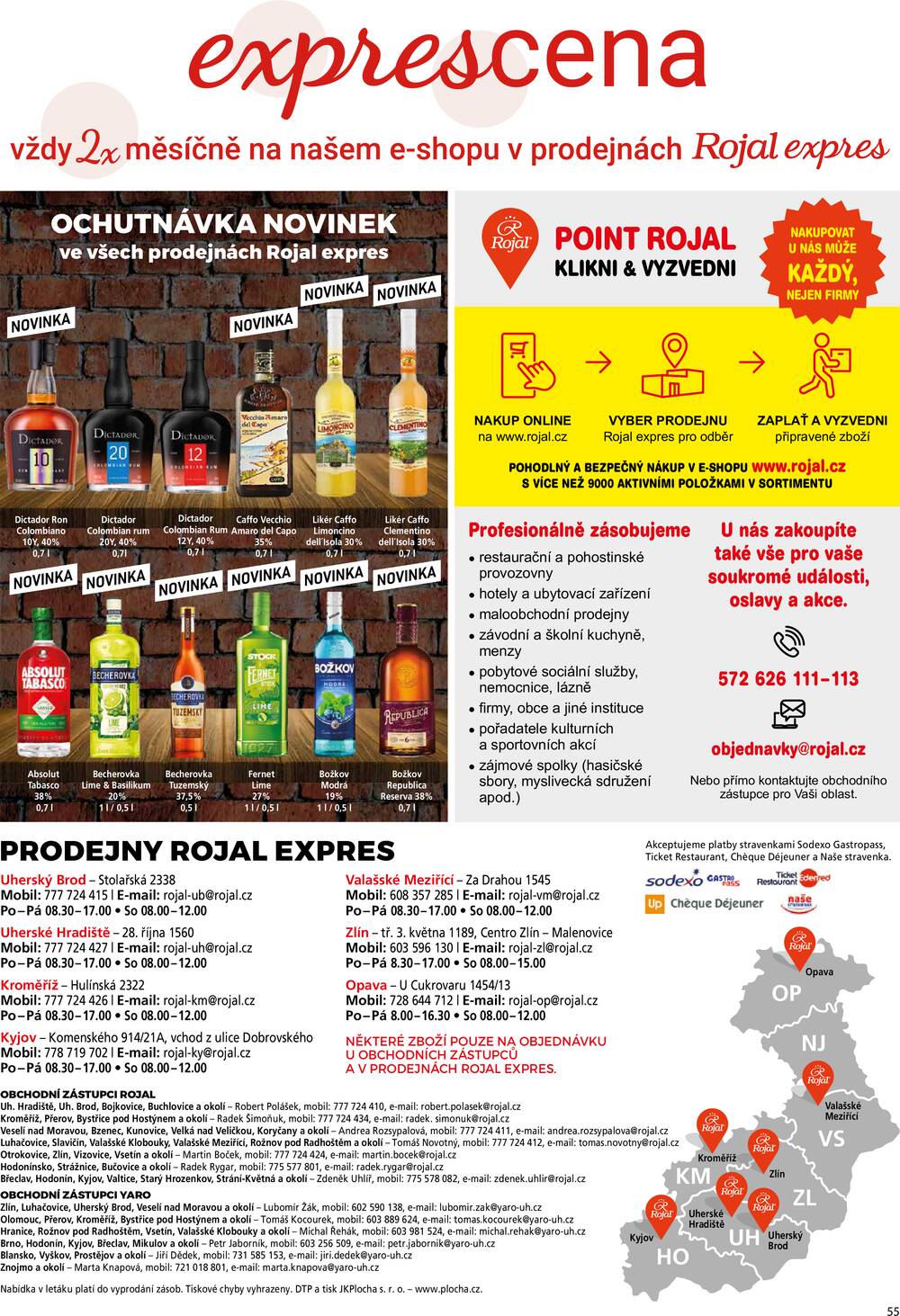 Leták ROJAL - Rojal Červen 2026 - strana 55 Leták ROJAL - Rojal Červen 2026 - strana 55