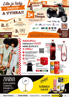 JIP Cash & Carry Brno, Praha, Ostrava, Jilemnice, Pardubice, Ostrava, Karlovy Vary, Olomouc a Zlín od 3.6. do 9.6.2026