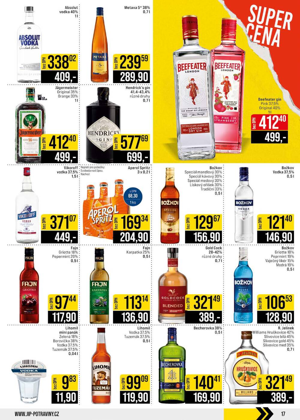 JIP Cash & Carry České Budějovice, Most, Náchod, Polička, Sušice a Svoboda nad Úpou od 3.6. do 9.6.2026
