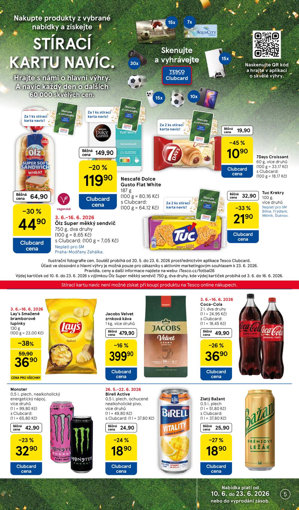 Leták Tesco - Tesco supermarkety od 10.6. do 16.6.2026 - strana 5 Leták Tesco - Tesco supermarkety od 10.6. do 16.6.2026 - strana 5