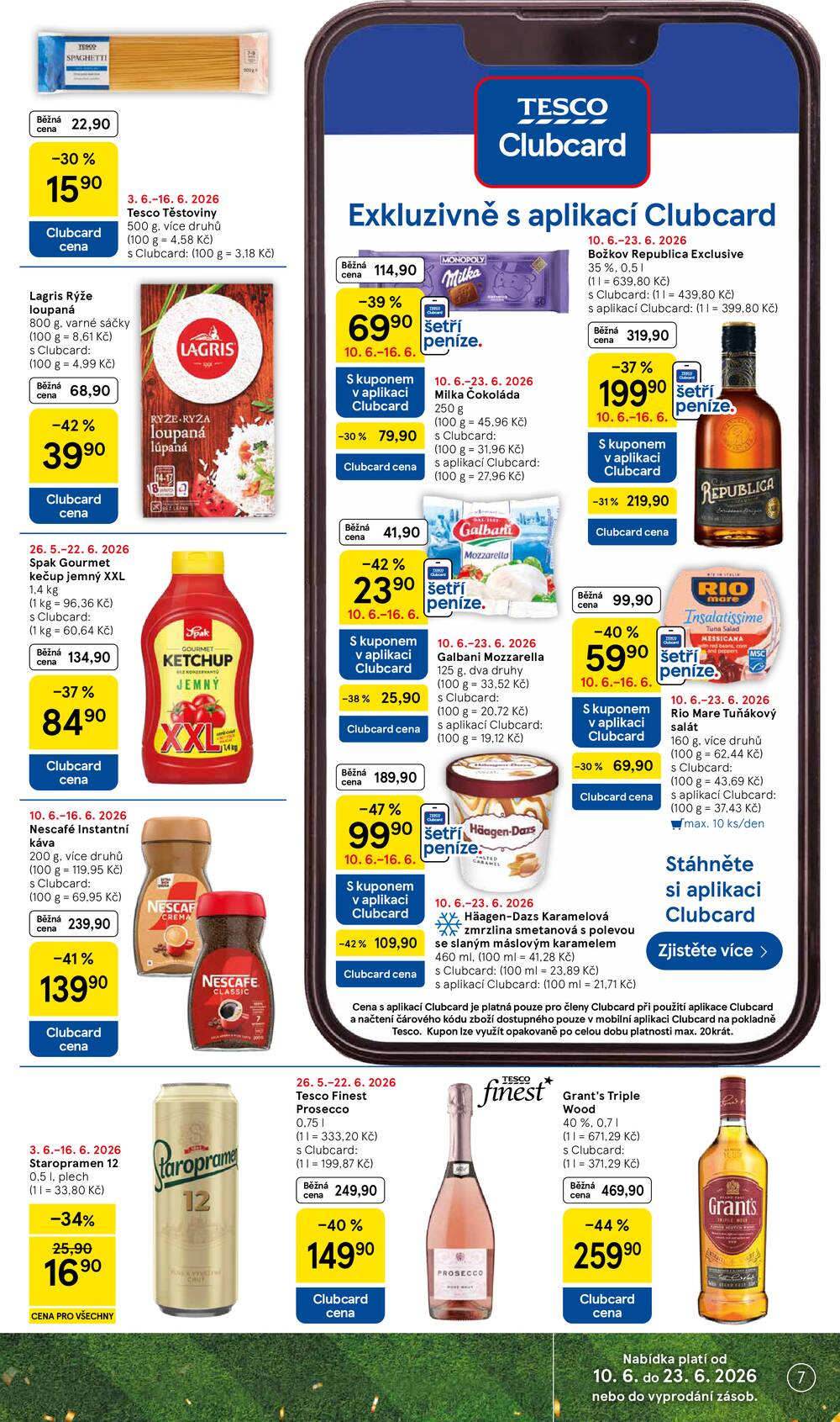 Tesco supermarkety od 10.6. do 16.6.2026