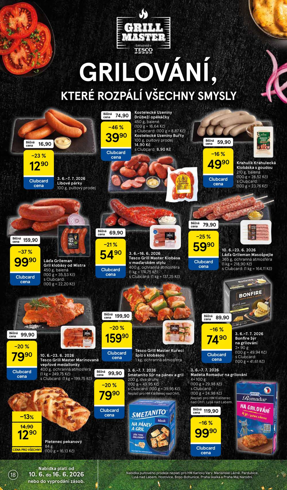 Tesco malé hypermarkety od 10.6. do 16.6.2026