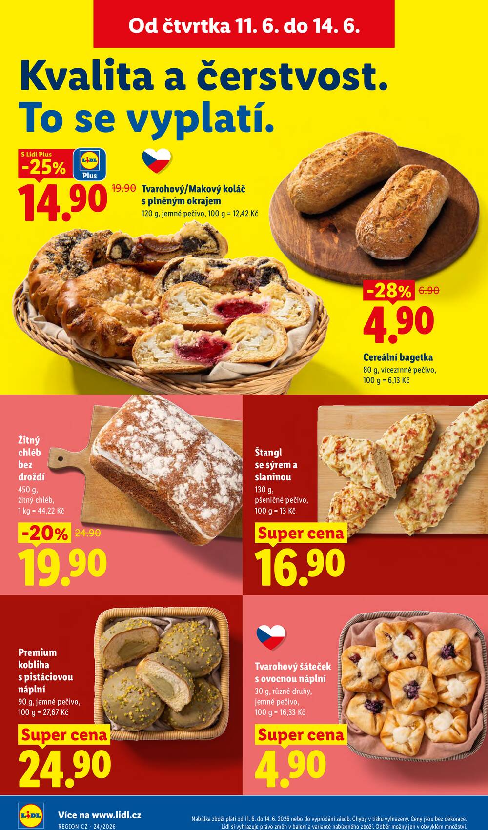 Lidl Čtvrtek od 11.6. do 14.6.2026