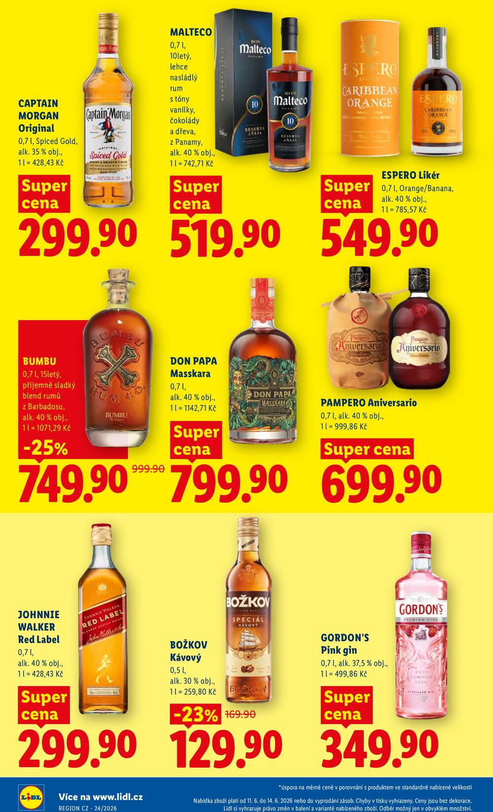 Lidl Čtvrtek od 11.6. do 14.6.2026