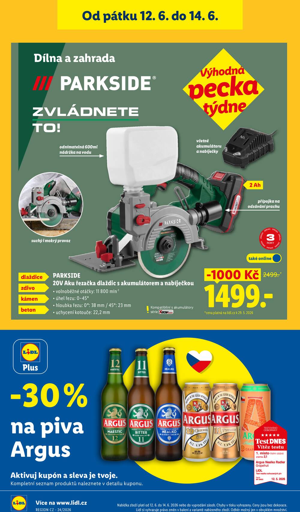 Lidl Čtvrtek od 11.6. do 14.6.2026