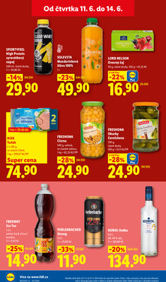 Lidl Čtvrtek od 11.6. do 14.6.2026
