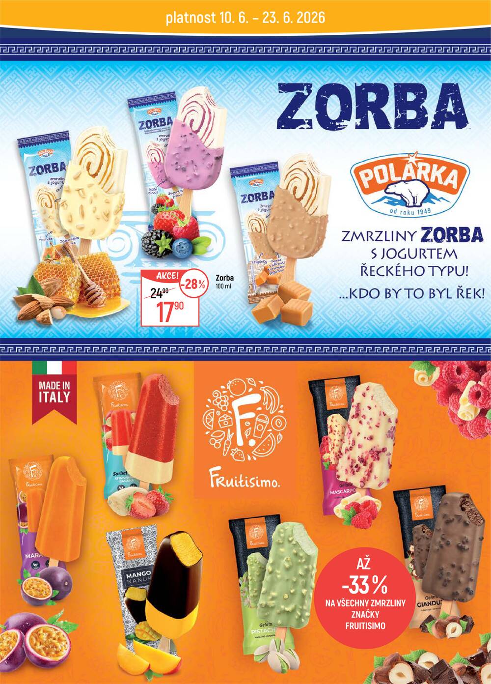 Akční leták Globus 10.6. - 16.6.2026 - Globus Praha - Centrum Černý Most