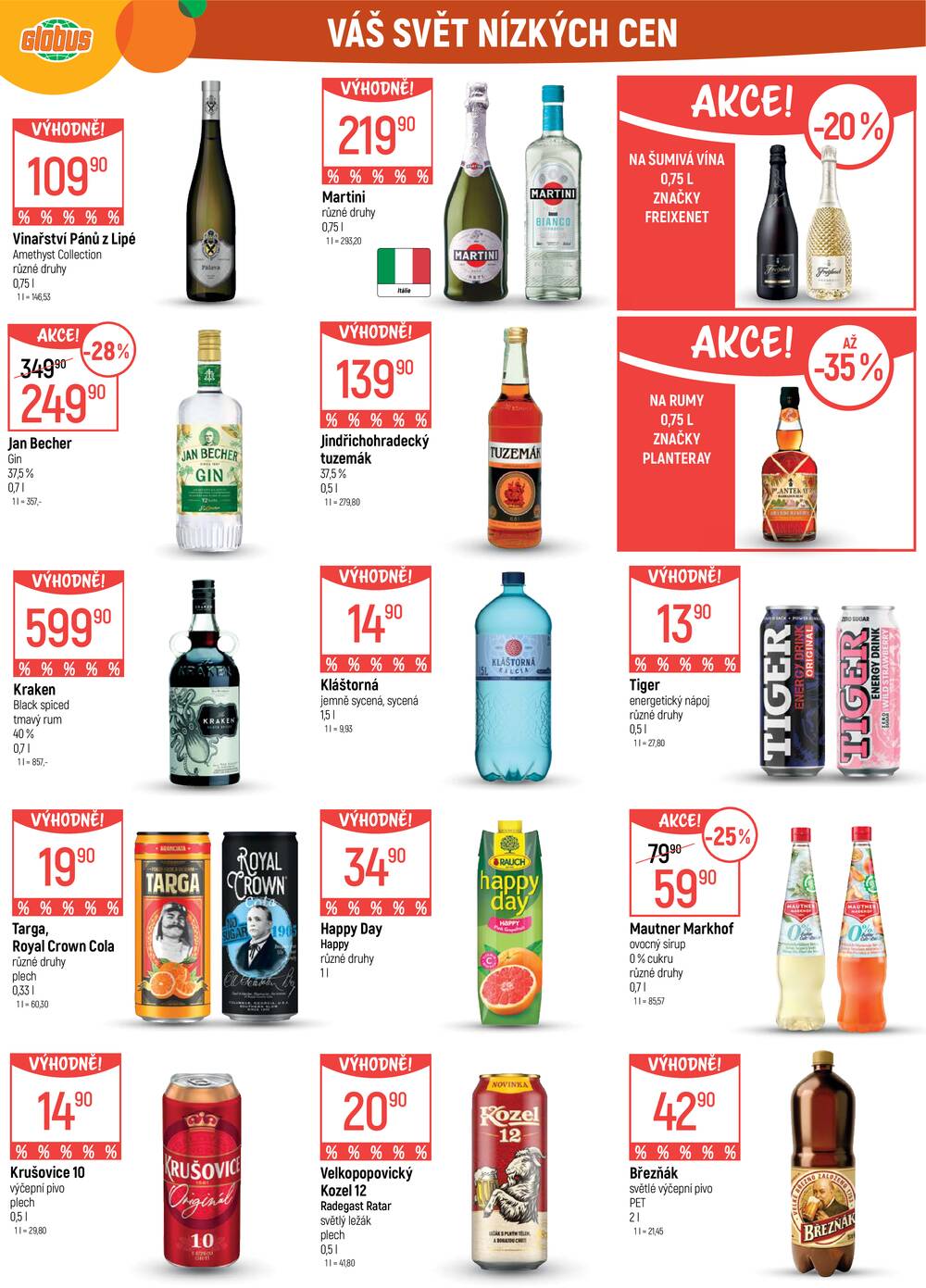 Akční leták Globus 10.6. - 16.6.2026 - Globus Brno Ivanovice