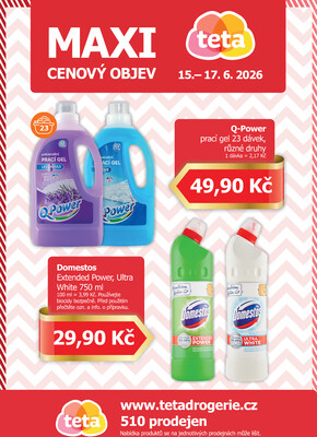 leták Teta drogerie