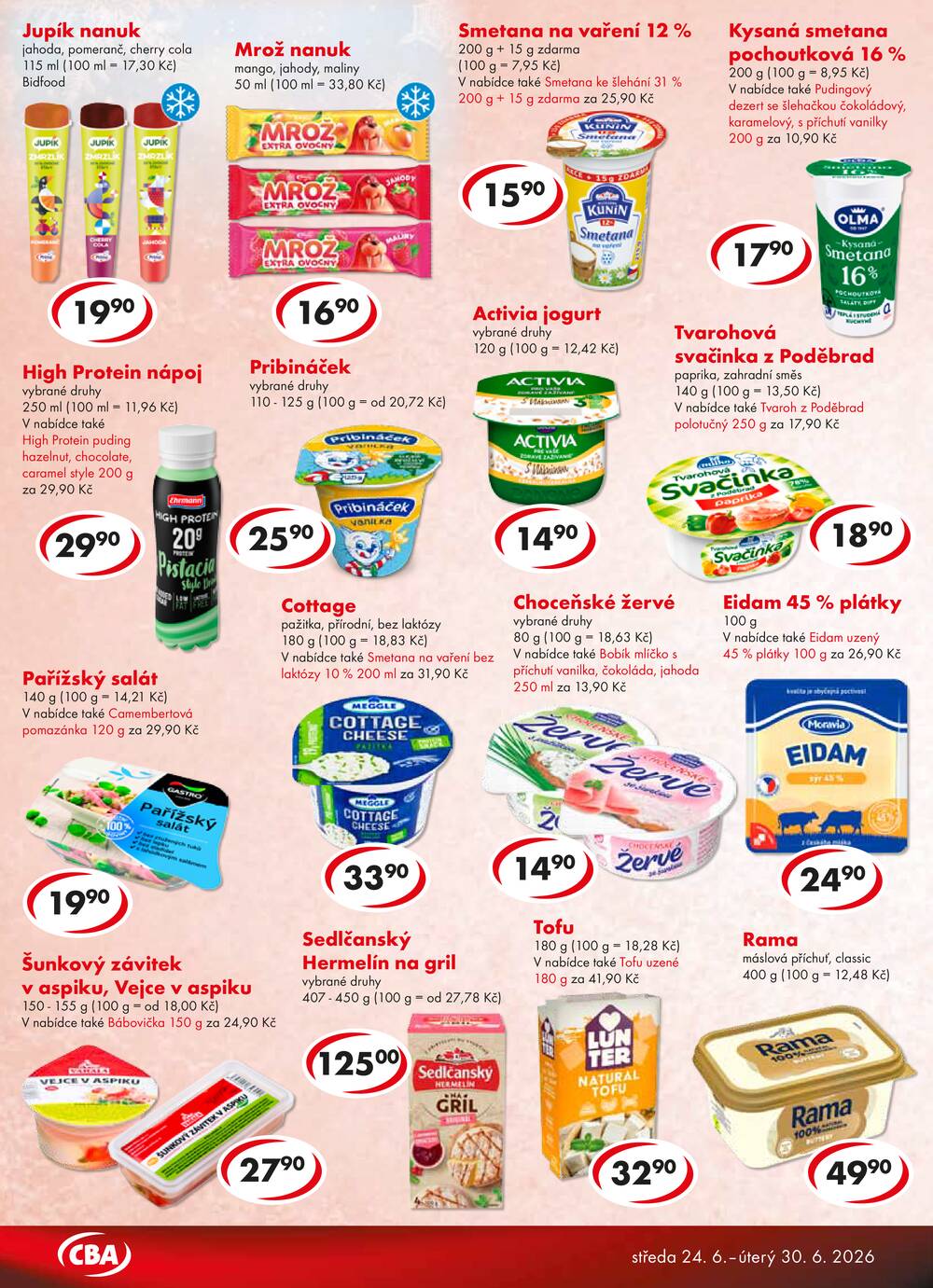 Leták CBA - CBA Premium od 24.6. do 30.6.2026 - strana 2 Leták CBA - CBA Premium od 24.6. do 30.6.2026 - strana 2