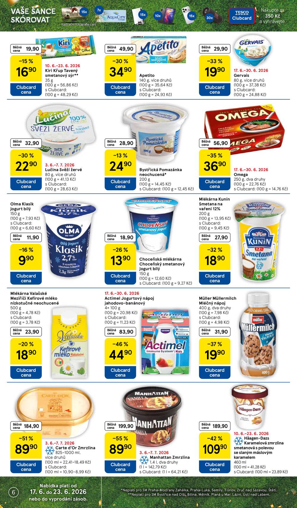 Tesco supermarkety od 17.6. do 23.6.2026