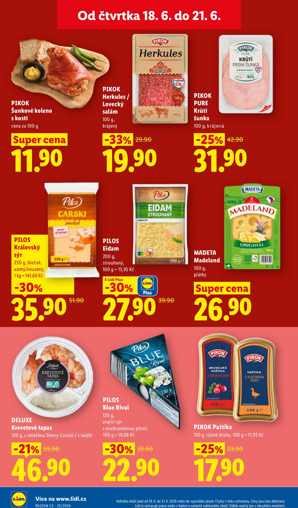 Lidl Čtvrtek od 18.6. do 21.6.2026