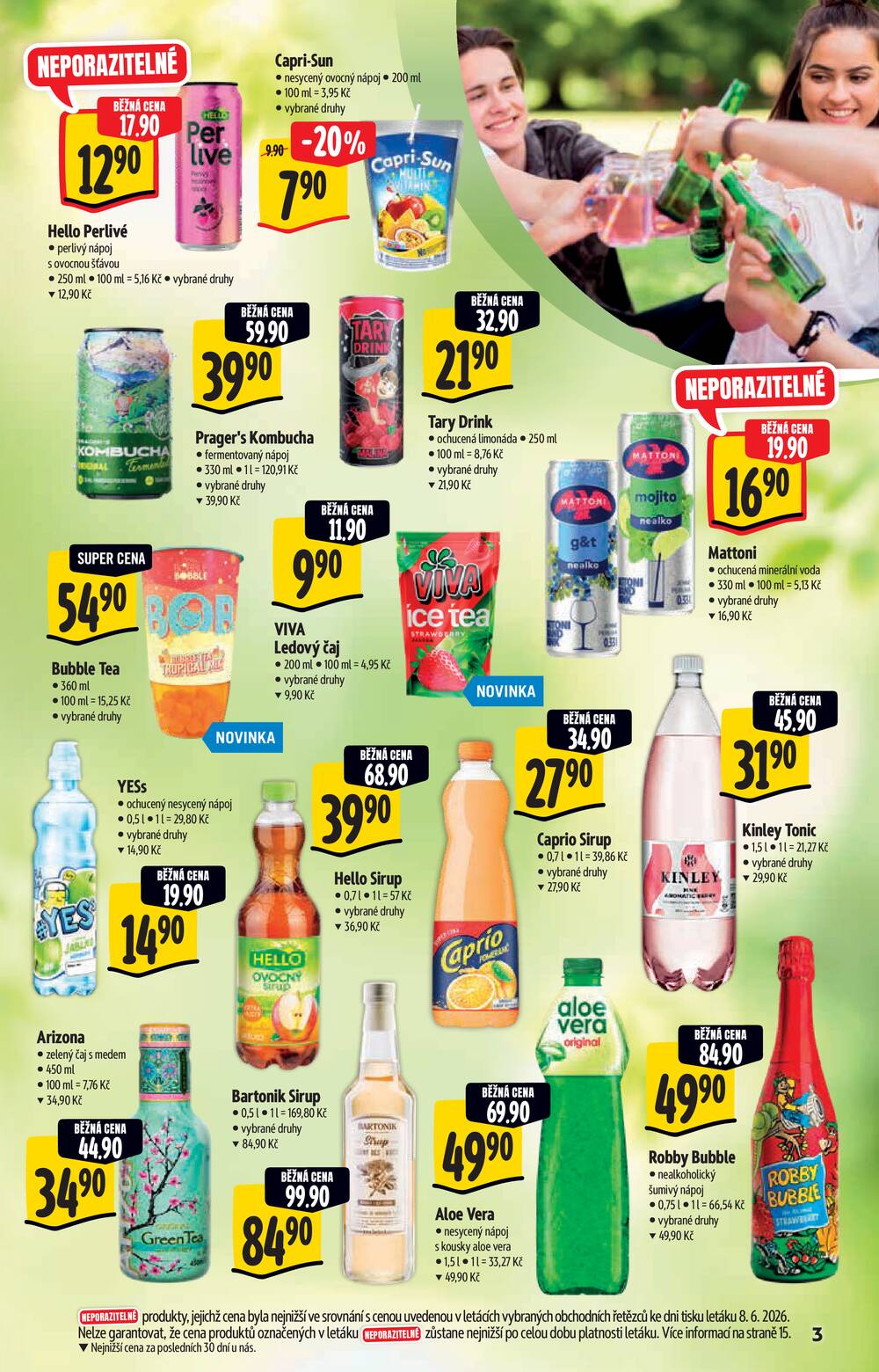 Leták Albert - Albert Hypermarket katalog Drink od 17.6. do 30.6.2026 - strana 3 Leták Albert - Albert Hypermarket katalog Drink od 17.6. do 30.6.2026 - strana 3